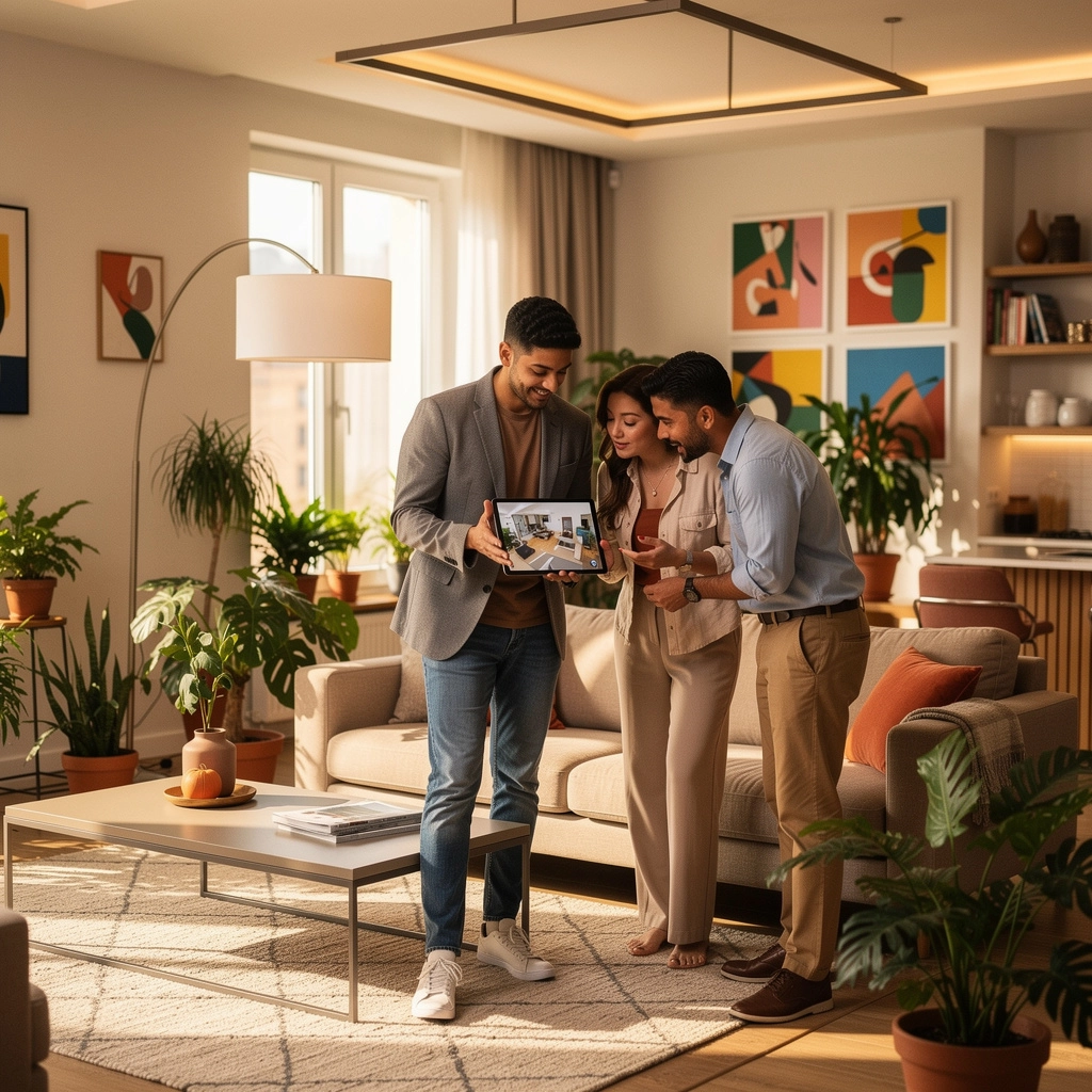 Küche mit zeitgemäßer Ausstattung und funktionalen Stauraumlösungen.