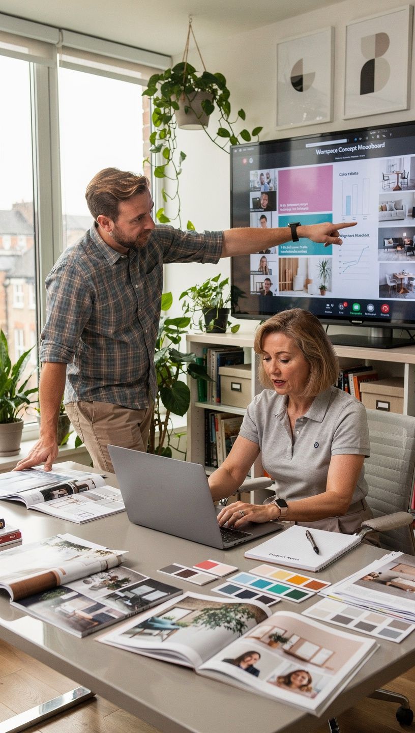 Essbereich im skandinavischen Stil mit natürlichen Materialien und warmem Licht.